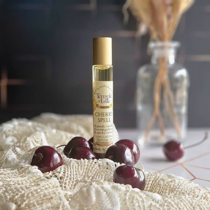 Temple of Life Oils & Perfumes - Wholesale Roll-on fragrance - Exotic Perfume Oil | Cherry Spell | Vanilla-Cherry-Vetiver4