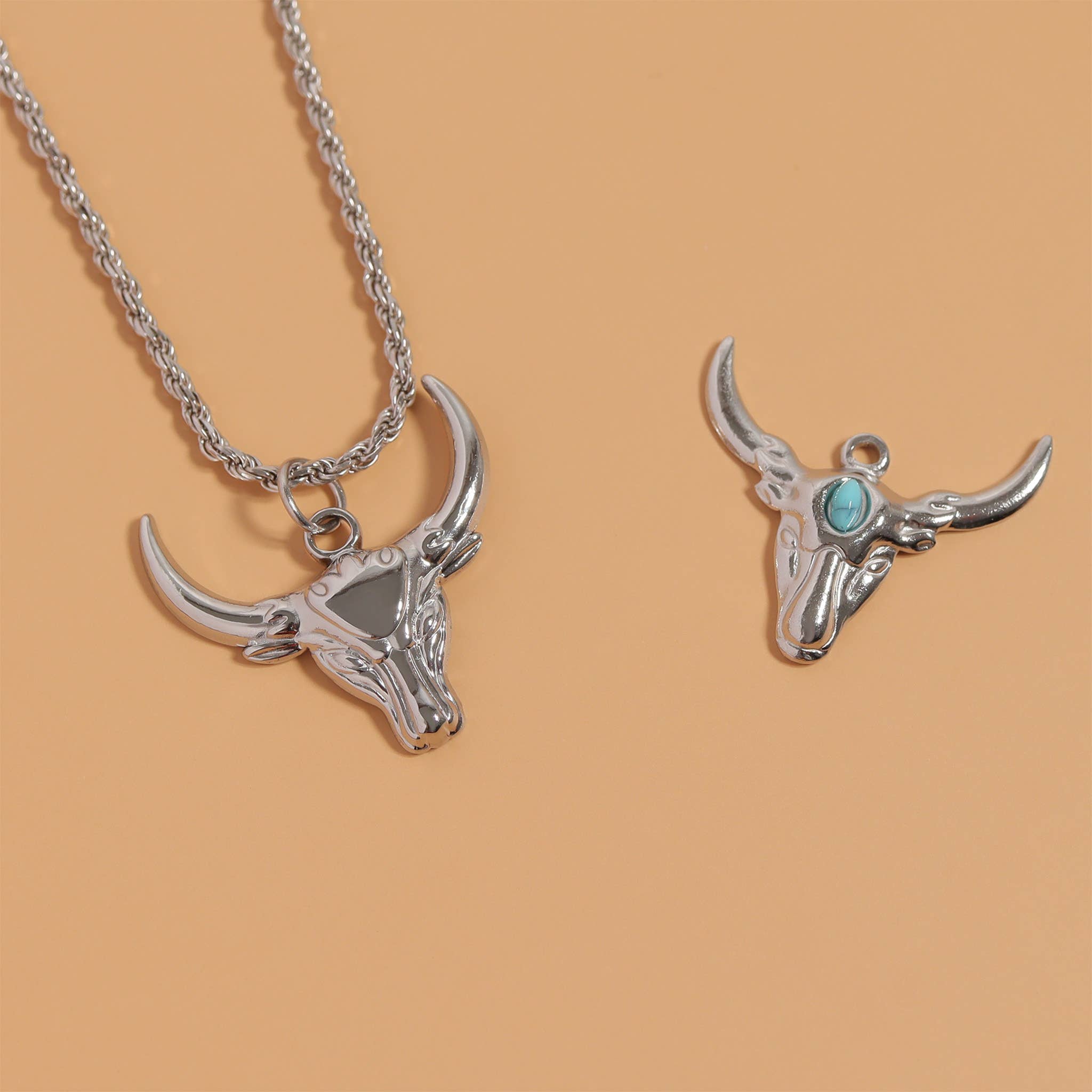 WJW - Wholesale Link & Chain Necklace - Stainless Steel Rope Chain Necklace 8