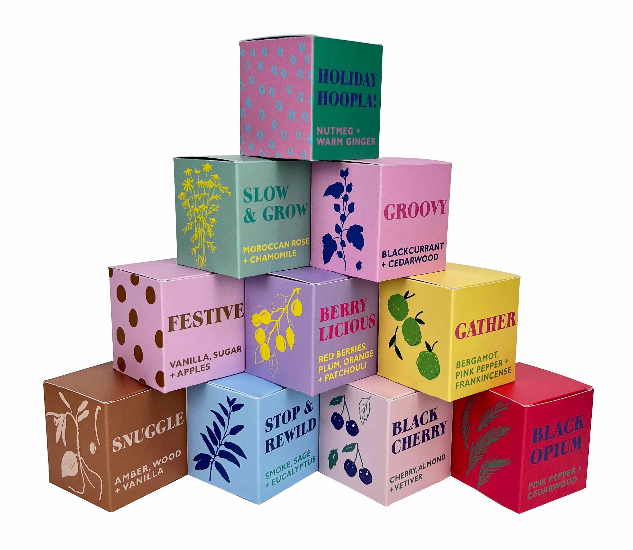 Heaven Scent Incense Ltd - Wholesale Jar/Filled Candle - Slow & Grow - Modern Botanical 20cl Candle1