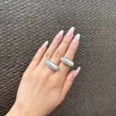 Folie à Trois – wholesale Cocktail/Statement Ring – La Mer RING8