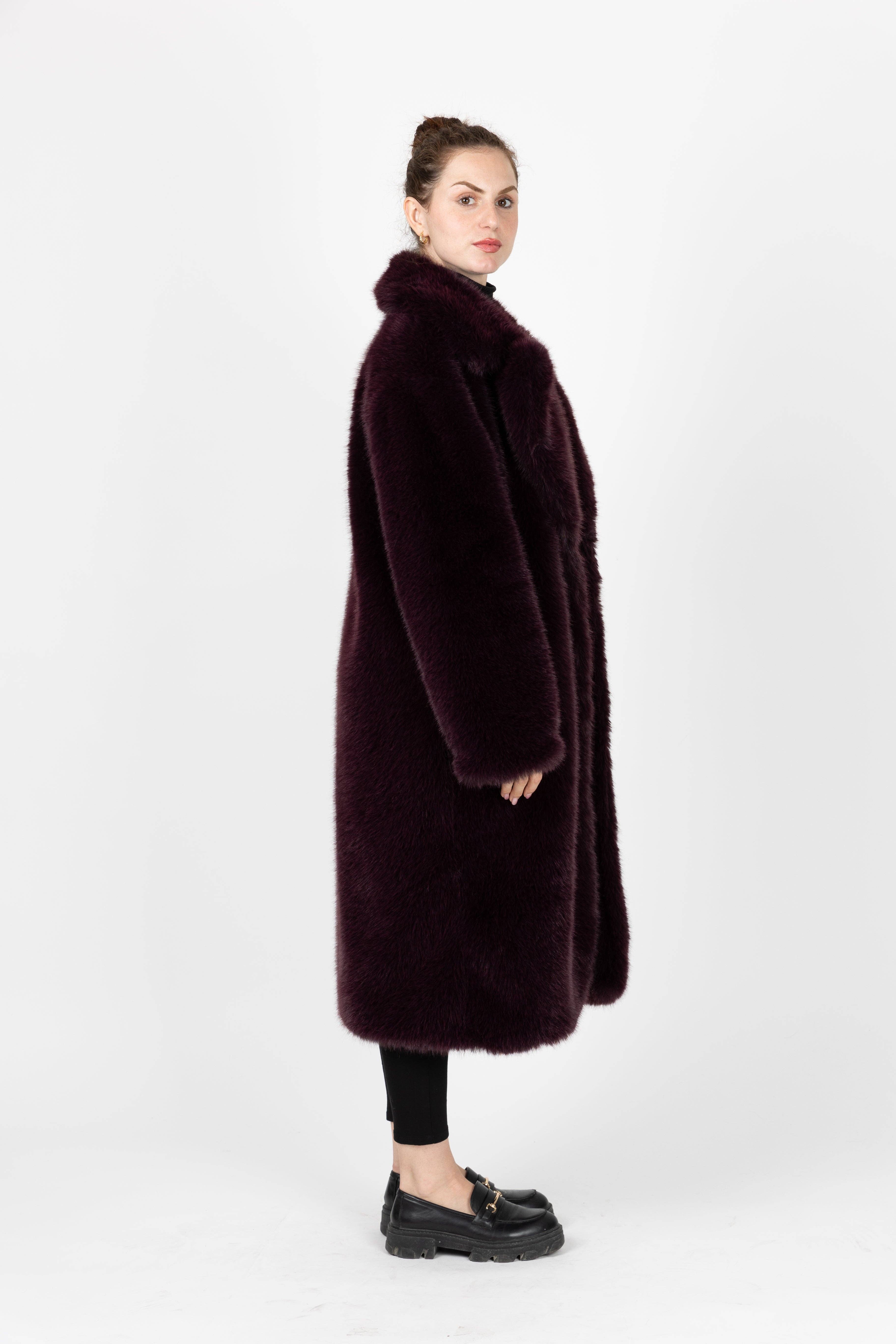 KZELL PARIS - Vendita all'ingrosso Pelliccia/Pelliccia sintetica - Donna - CAPPOTTO LUNGO IN ECOPELLICCIA1