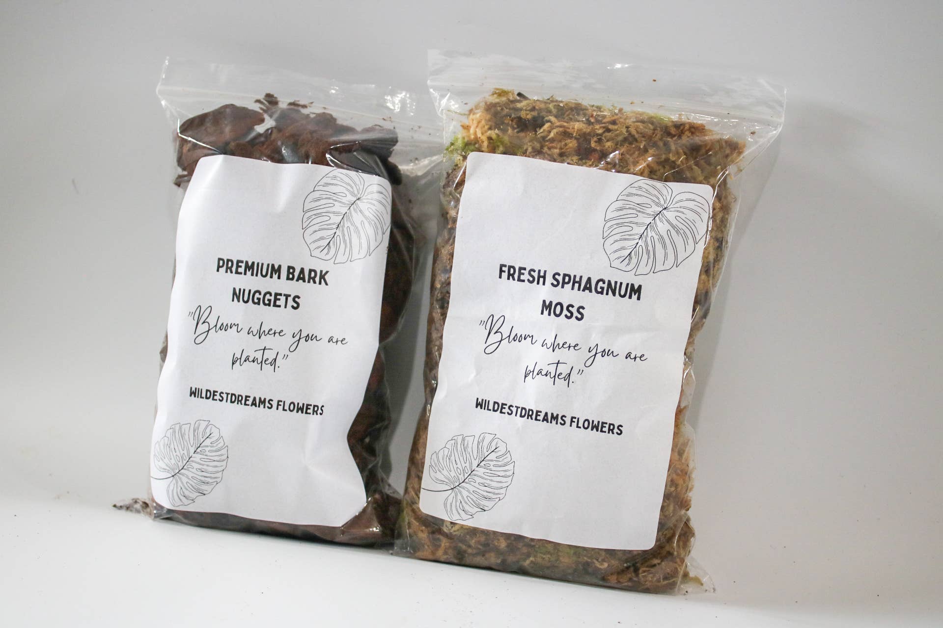 Wildestdreams.flowers - Vendita all'ingrosso Terriccio per piante/vasi - Confezione Duo Torba e Muschio Sphagnum Fresco per Piante6