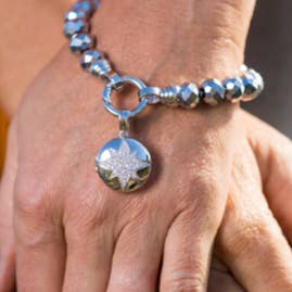 KAGI - Wholesale Individual charm/pendant - Kagi Silver Stella Locket Pendant Petite2