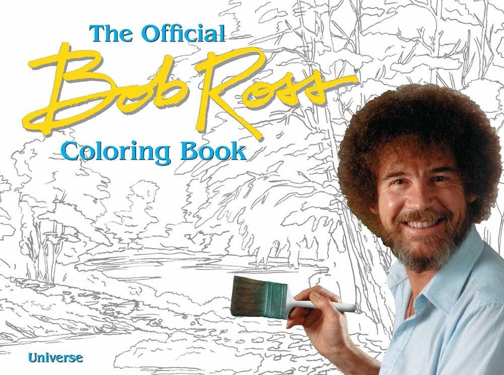 Microcosm Publishing & Distribution - Wholesale Coloring & Activity Book - Adult - The Official Bob Ross Coloring Book0