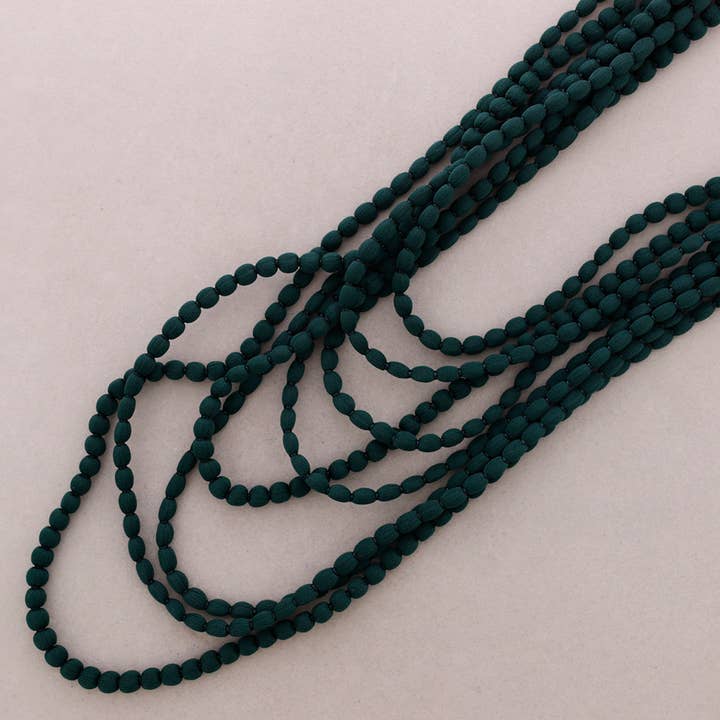 Sonata - Wholesale Beaded/Pearl Necklace - Multi Wool Bolitas Collar7