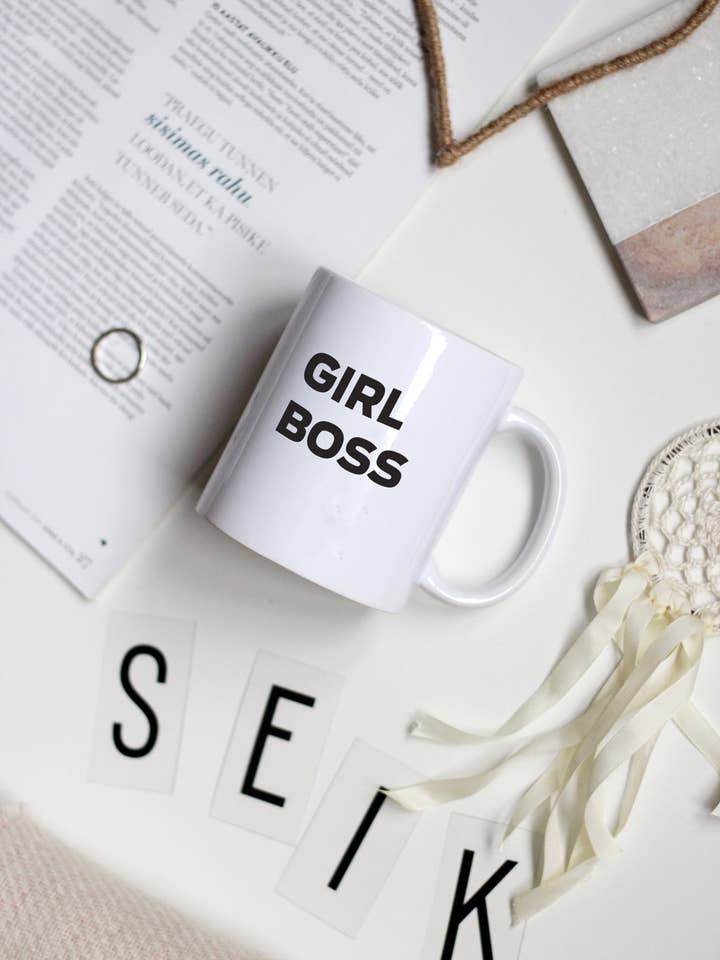 Caneca design - Girl Boss por atacado de SEIK