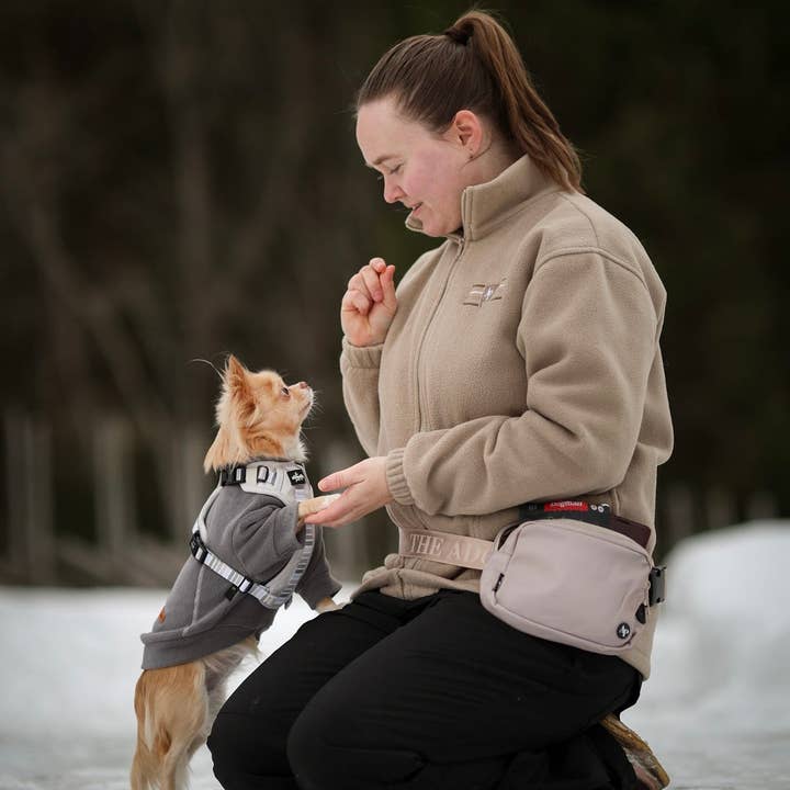 The aDoraBle Pooch Company - Wholesale Belt bag – Women’s - Slimline Everyday Bumbag - Beige3