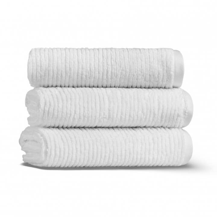 Casual Avenue - Slim Ribbed (Turkish Cotton - Eco Friendly - Quick Dry) Wash Towel - Set of 3 for wholesale by Casual Avenue