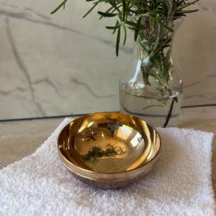 "Hibiscus Organic" - Wholesale Bath & Body Set - HibiscusOrganicShop: Kansa Vatki (Foot Massage Bowl)0