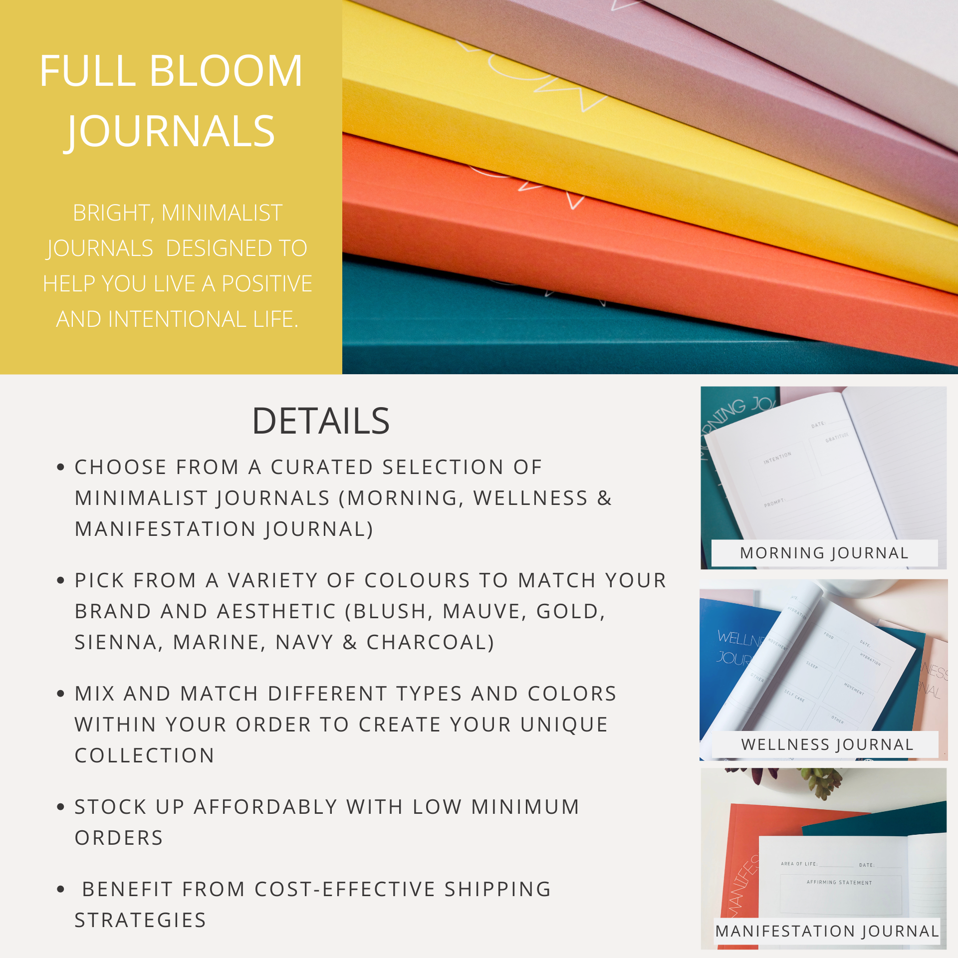 Full Bloom Journals - Wholesale Journal/Diary - Morning Journal9