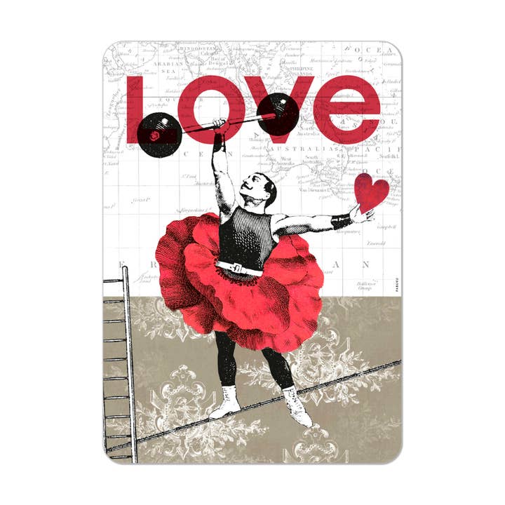 Minipóster | Amor fuerte | A5 para venta al por mayor de Pabuku