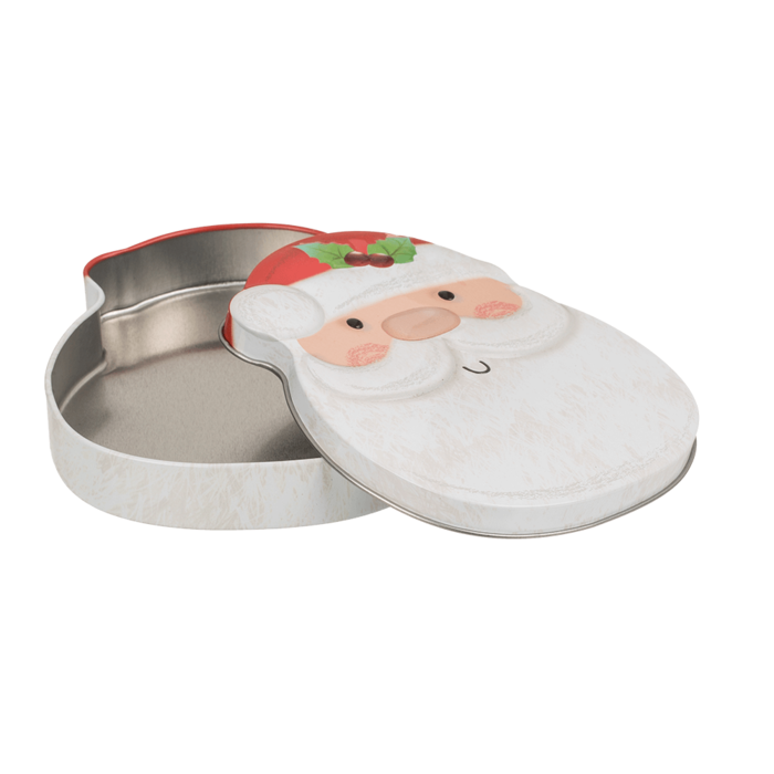 Out of the blue KG - Wholesale Food Storage Container - Metal tin, snowman & santa assorted,3