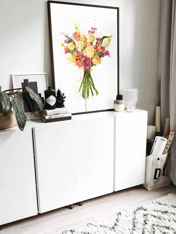 Wandkunstdruck 'Lemon Drizzle' für den Großhandel von We Love Prints