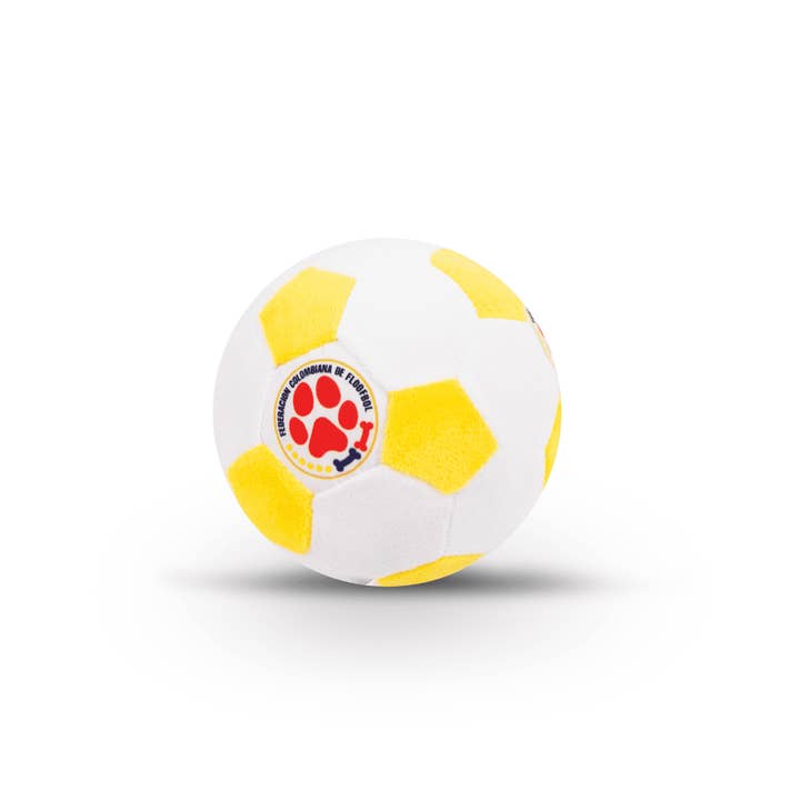 Floofball - Wholesale Pet Plush Toy - Dog - Floofball Colombia Plush Soccer Ball Dog Toy
