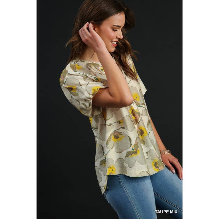 STYLE USA - Wholesale Blouse - Women's - Floral Print TOP