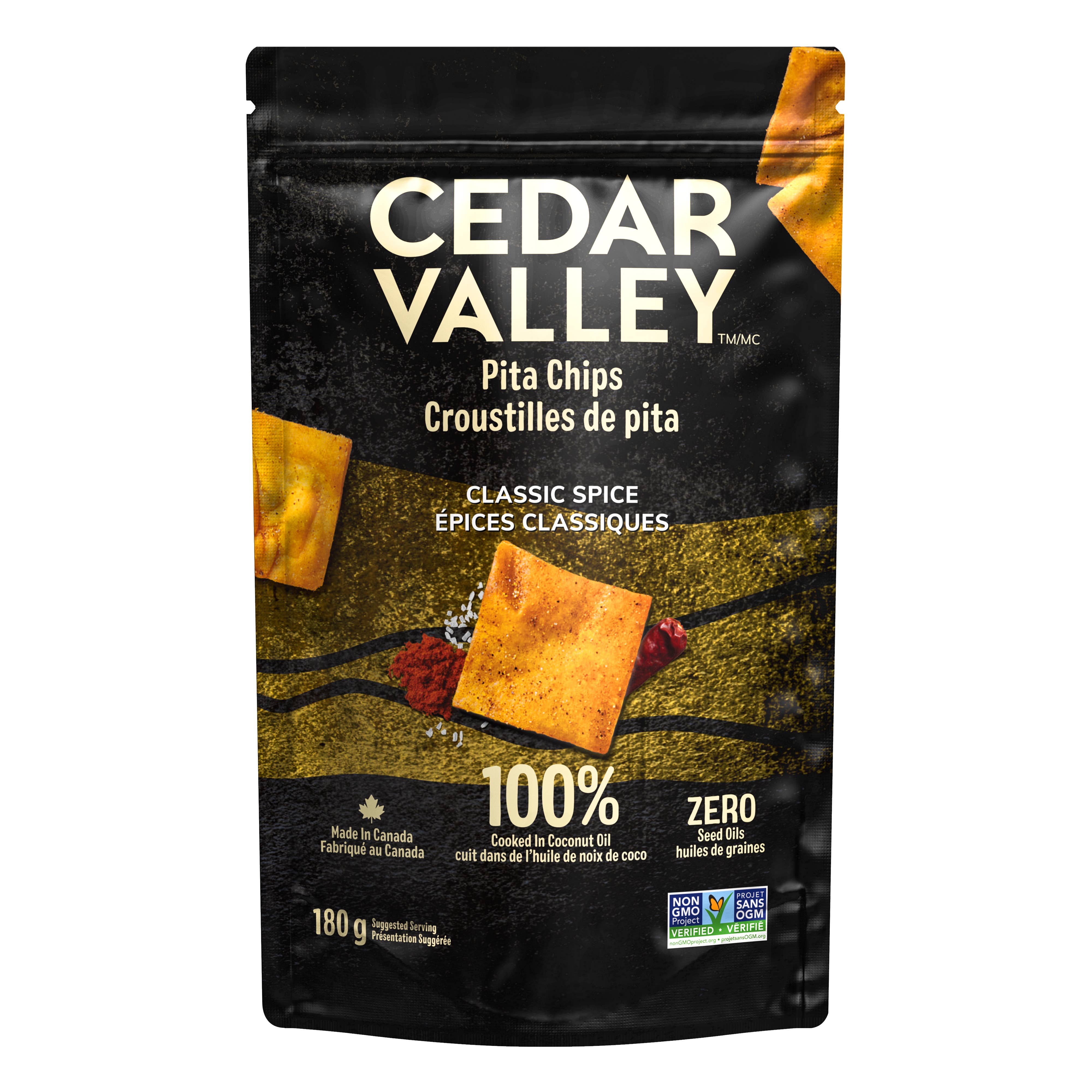 Cedar Valley - Vente Chips - Croustilles de pita aux épices classiques4