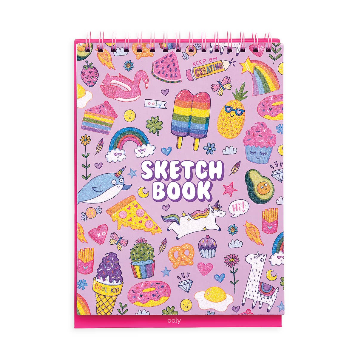 OOLY - Wholesale Sketchbook/Sketchpad - Sketch & Show: Standing Sketchbook - Cute Doodle World (8" x1