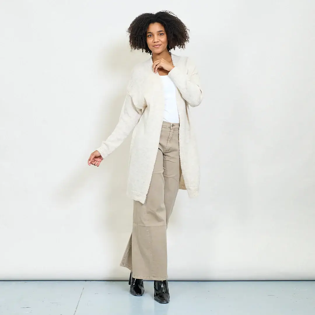 AMELÉ - Wholesale Cardigan - Women's - Long cozy chic cardigan7