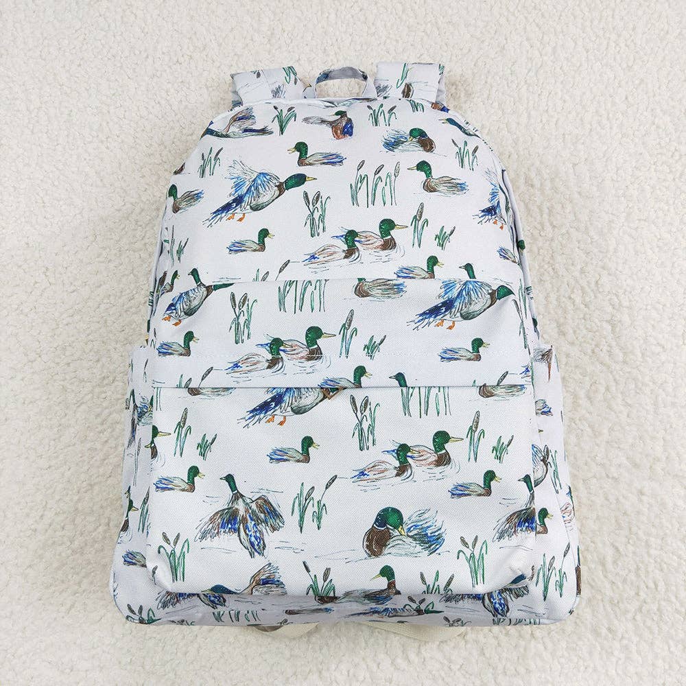 Aier Wholesale - Wholesale Backpack - Kids - Baby Kids Ducks Hunting Sibling Backpack Back Bags3