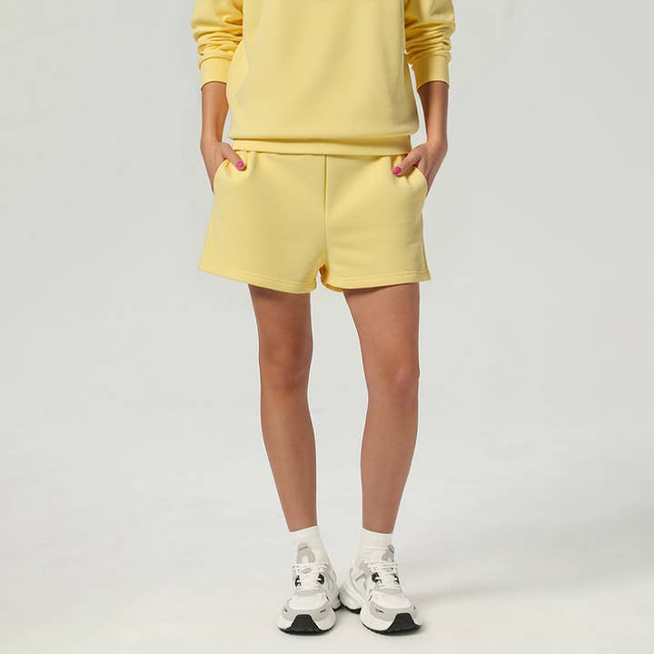 Women Cozy Heavyweight Fleece Athletic Shorts for wholesale by Sodalemon