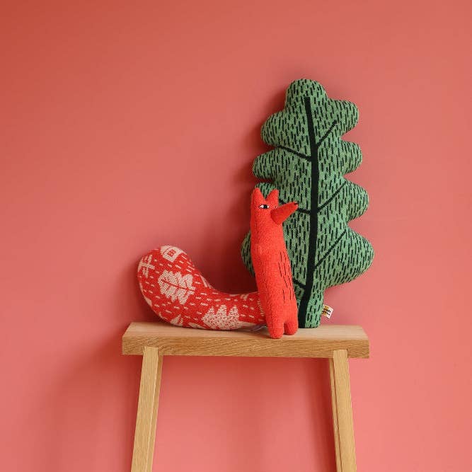 Donna Wilson - Vente Coussins de chaise - Coussin feuille de chêne vert3