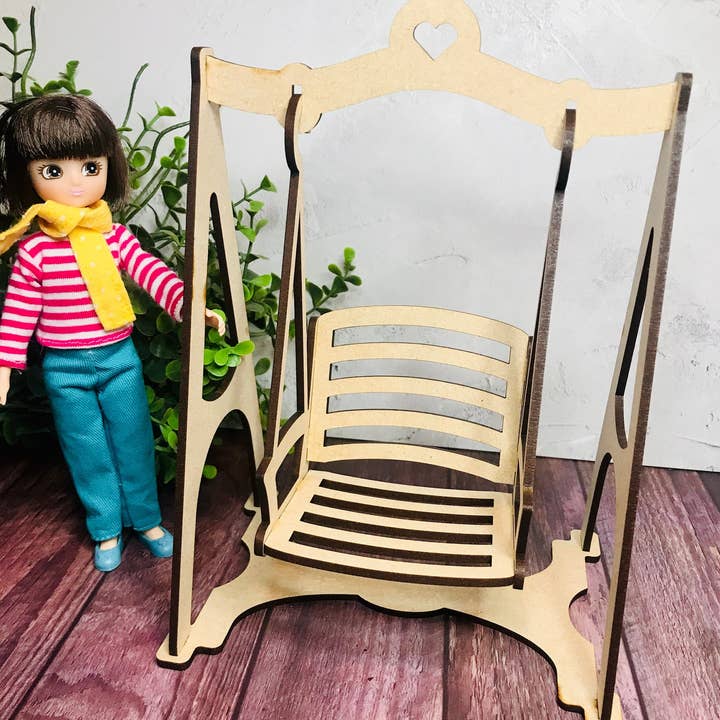 Deco Rach Design – wholesale Doll accessory kit – Kids – Dolls Swing Seat, Dolls Mini Garden Chair, Doll Miniature