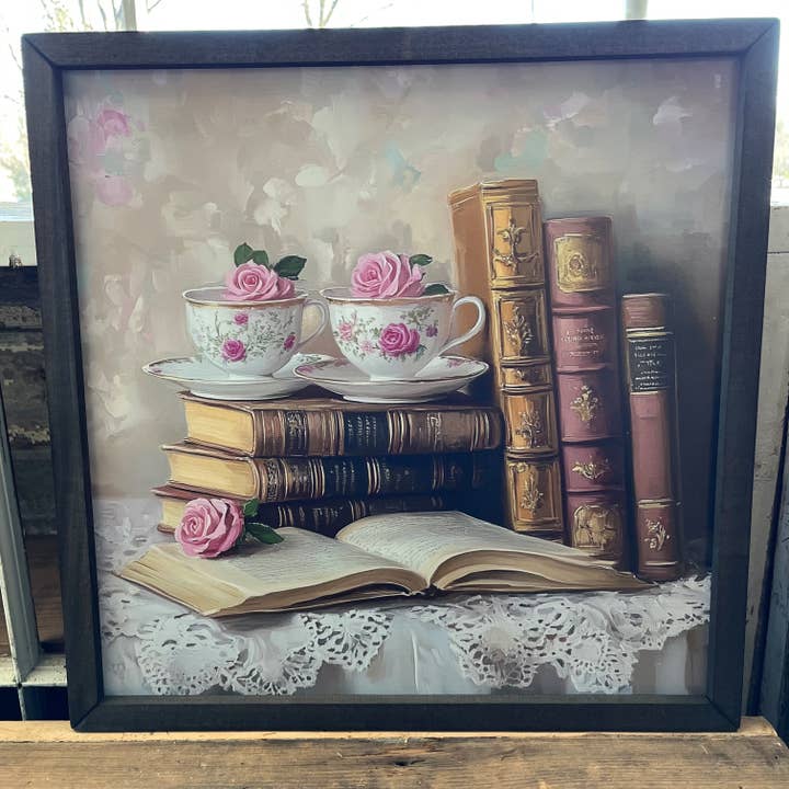 HMK229 Teatime Boxram för wholesale av JanMichaels Art & Home