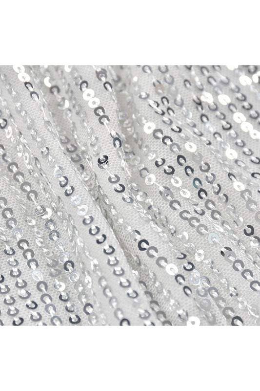 SILVER sequins elastic band shorts for wholesale on Faire8