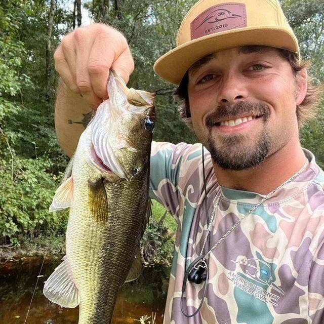 American Flyway Waterfowl - Wholesale T-Shirt - Men's - AF Waterfowl Old School w- Green and Brown Performance Short Sleeve Shirt0
