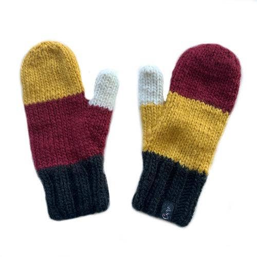 Pretty Simple - Wholesale Mittens - Women's - CURE Mittens (Maroon and Gold)6