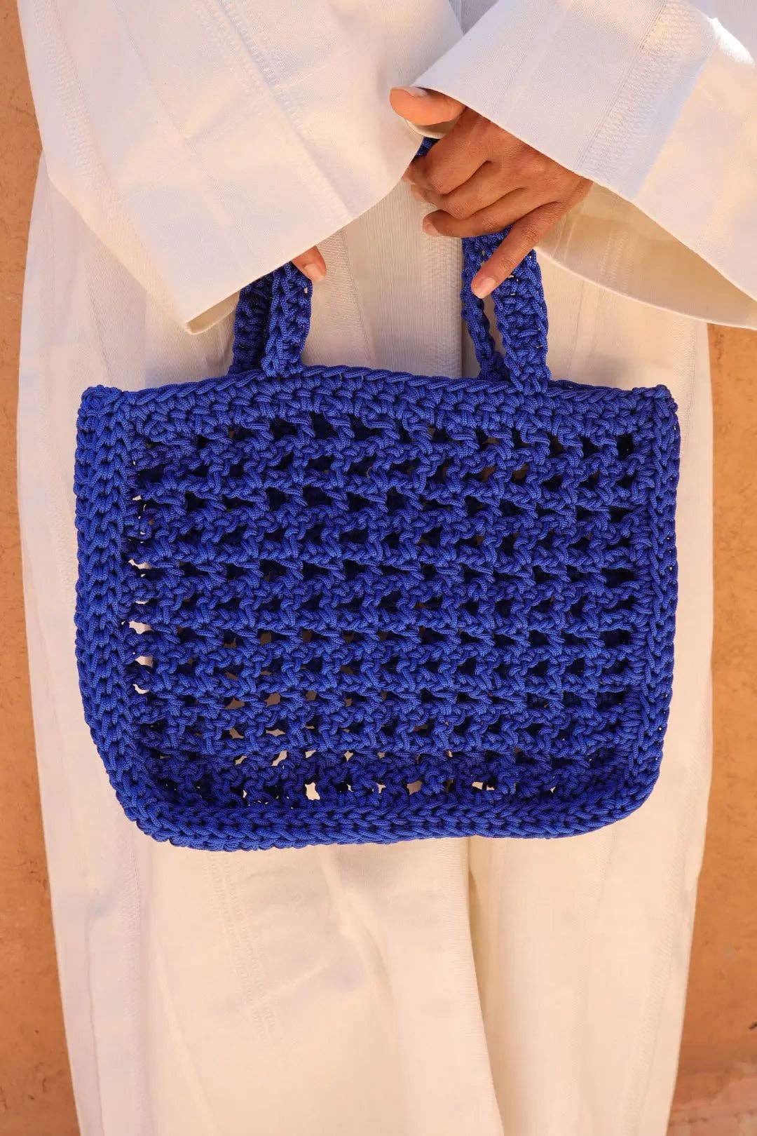 Néda - Wholesale Tote Bag - Women's - Handmade Nylon Crochet Handbag - KARINE (several colors available)0