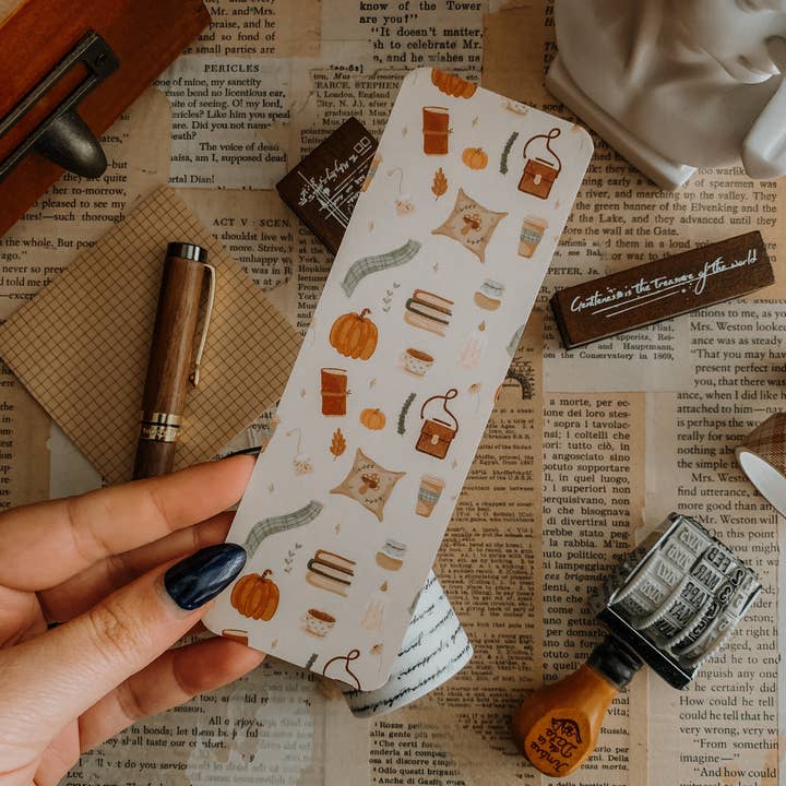 Marque-page d'automne pour la vente par Savannah Scribbles Shop