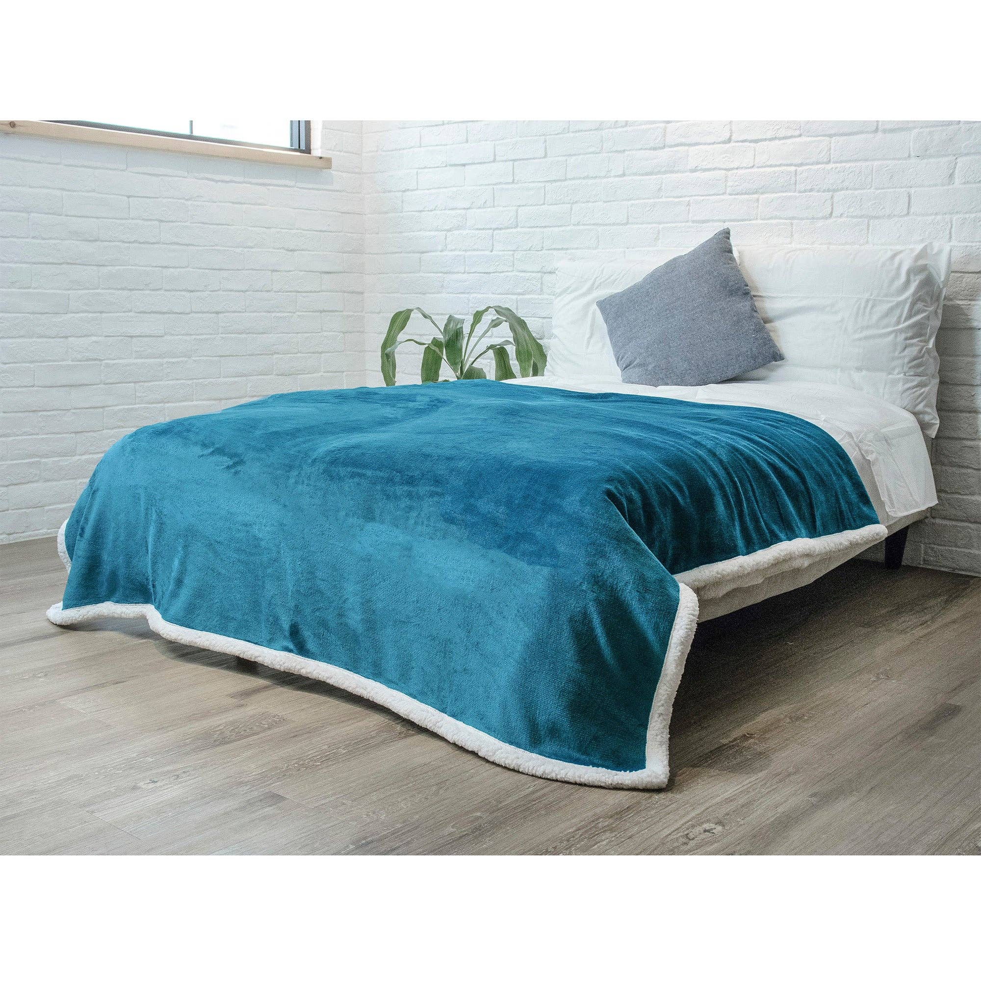 Pavilia – Manta para sofá por atacado – Cobertor Premium Sherpa Fleece24