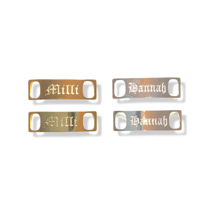 Custom Shoe Tags for wholesale by Milli London