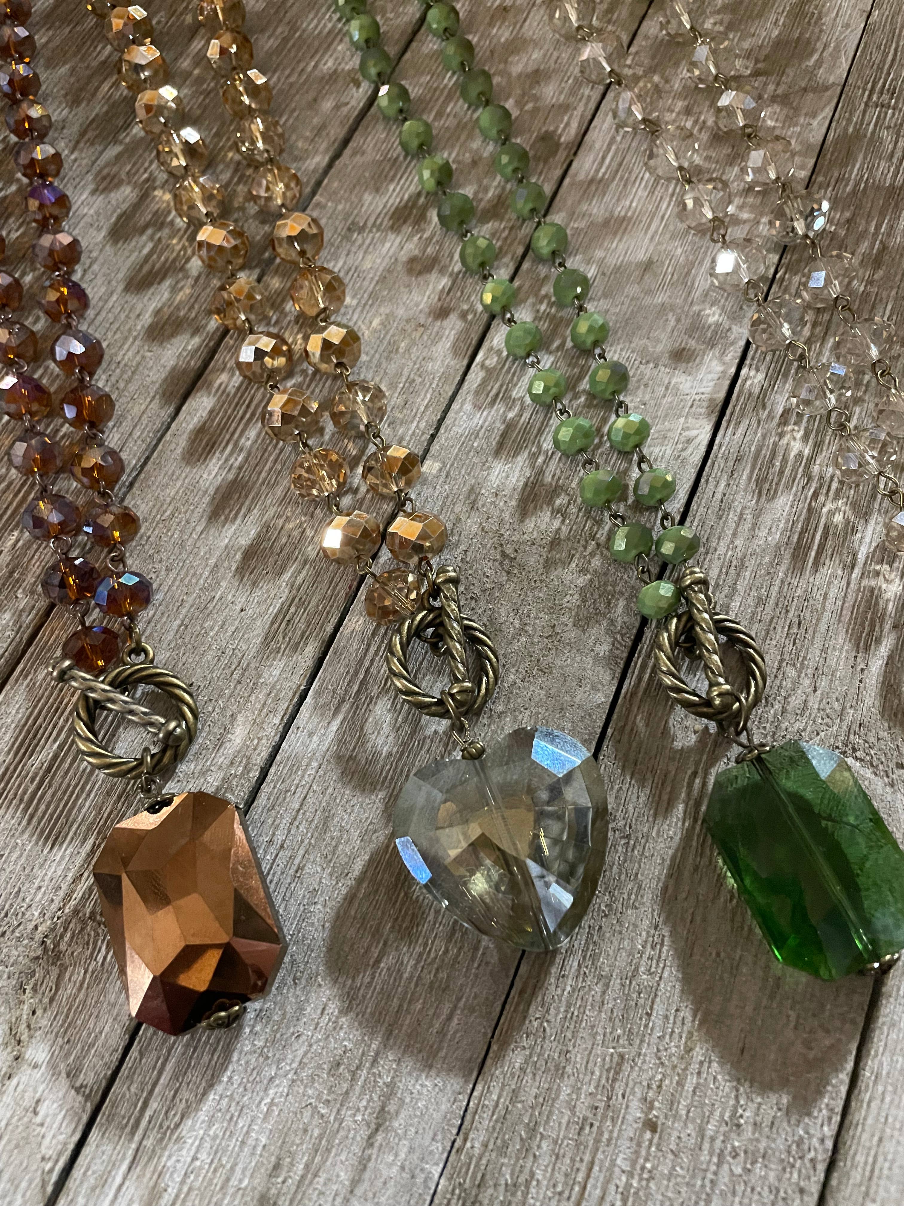 Savannah Hoffman Designs Artisan Jewelry – Colar pingente/pendente por atacado – Colares de Cristal Sparkle Plenty2