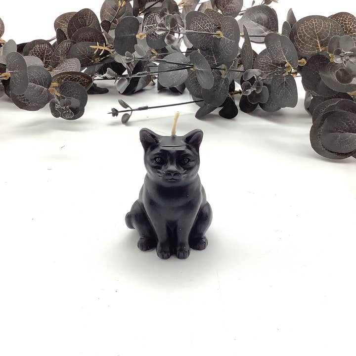 All Little Cute Things - Wholesale Novelty Candle - Candle Votive, Black Cat, wicked witch Unscented Candle2