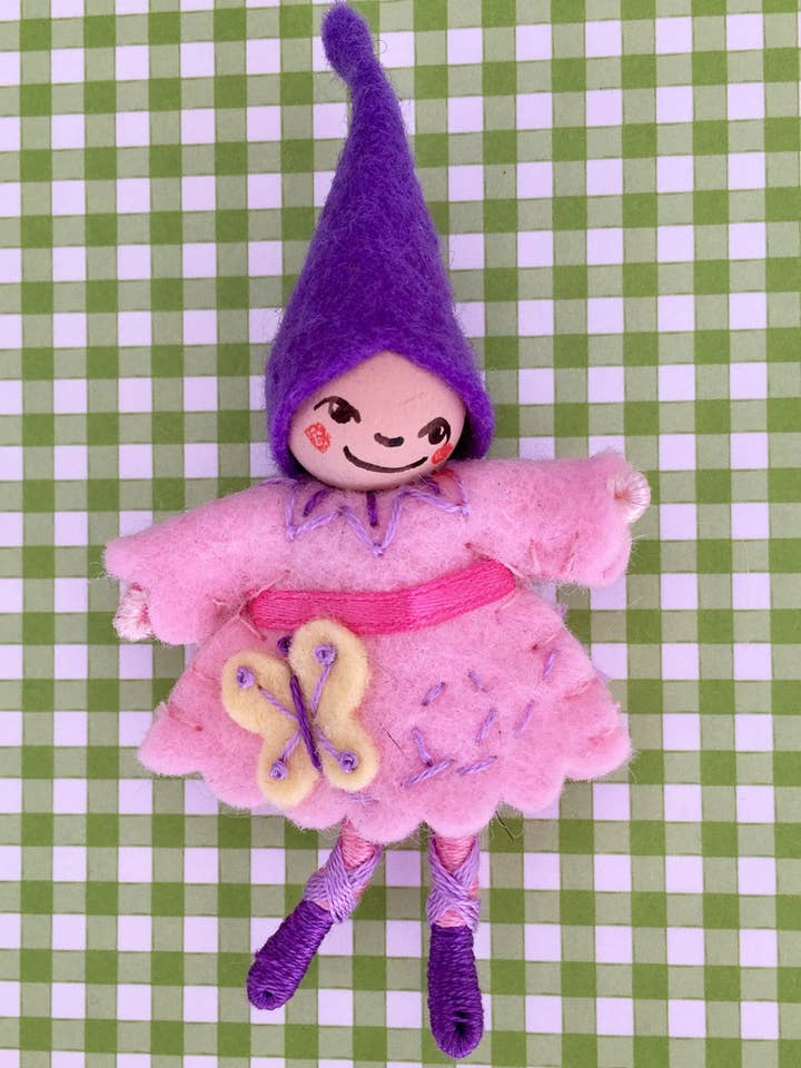 Alfinete Boneca Borboleta Pixie Art por atacado de Pea Soup