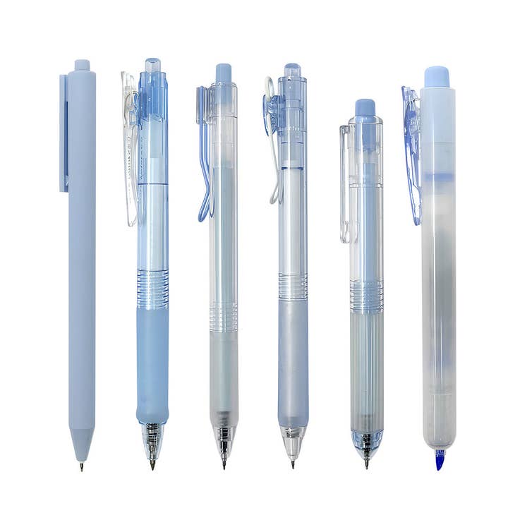 Wrapables.com - Wholesale Pen - Wrapables Retractable Rollerball Pens and Highlighter Set 67