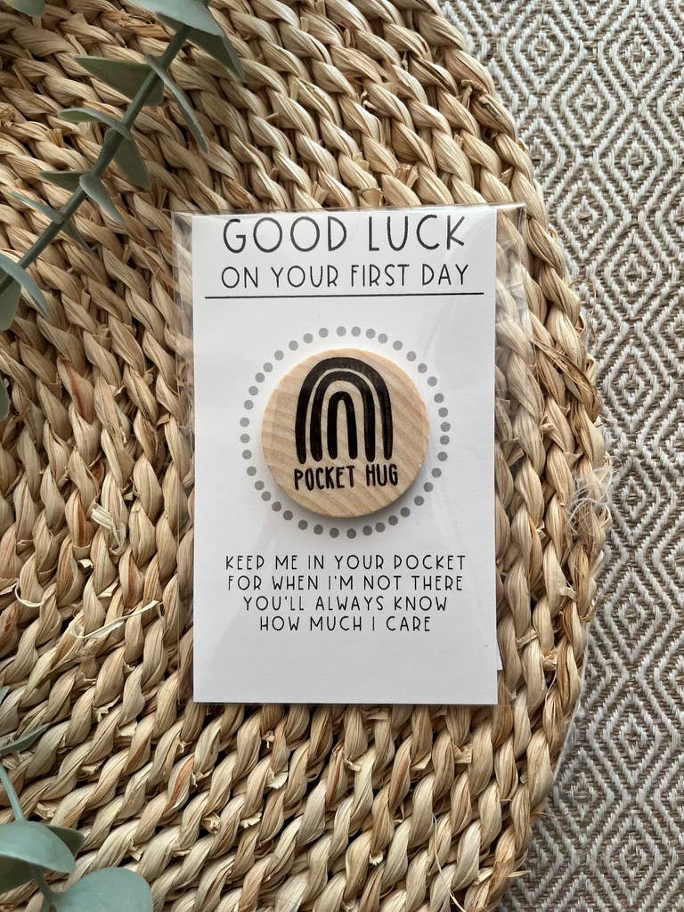 Handmade by Hammero - Vente Jeton/pièce de collection - Retour à l'école câlin de poche, bouton courageux et sourire12