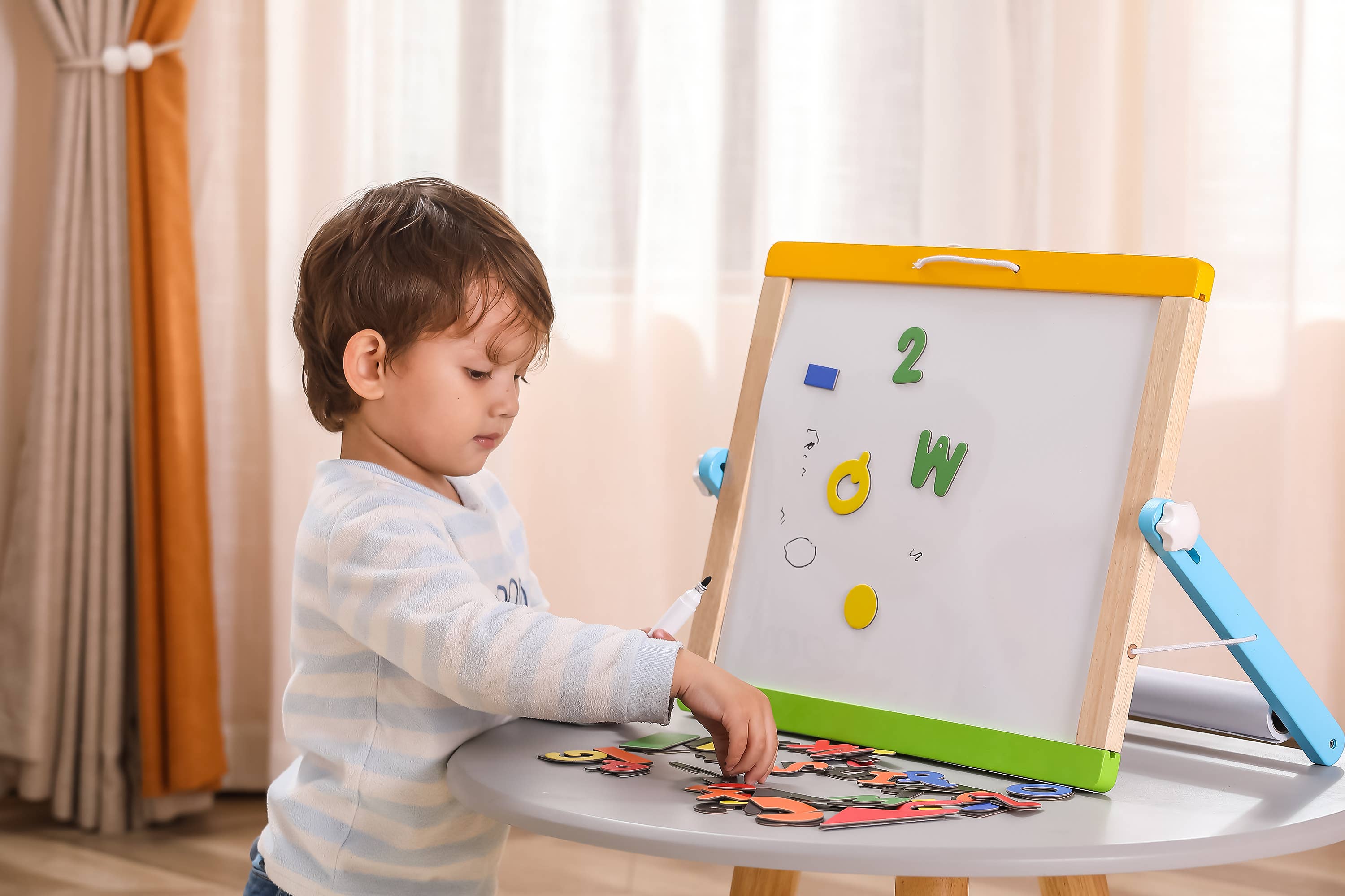 Trade Toys Limited – wholesale Chalkboard – Kids & Baby – Viga Magnetic Dry Erase & Chalk Board2