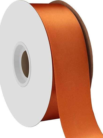 Single-Face Satin Burnt Sienna 1-1/2" x 50 Yards for wholesale by Berwick Offray Ribbon