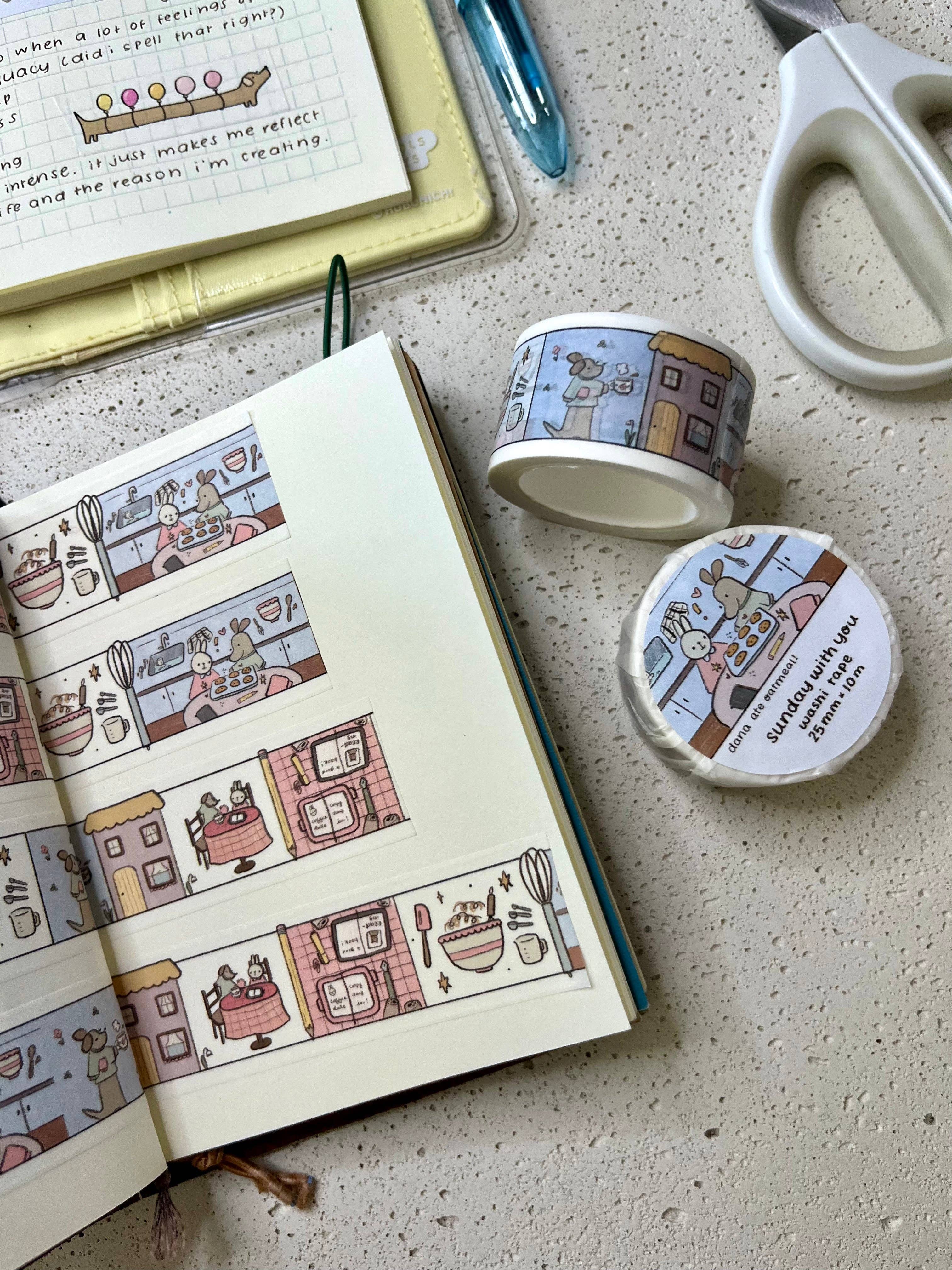 dana ate oatmeal! - Wholesale Washi Tape - sunday with you washi tape2