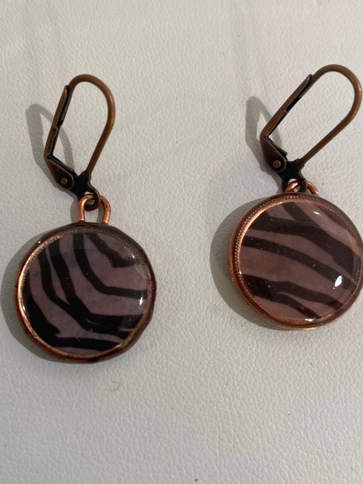 Repurposed Penny Earrings for wholesale by Charlene Hall Designs