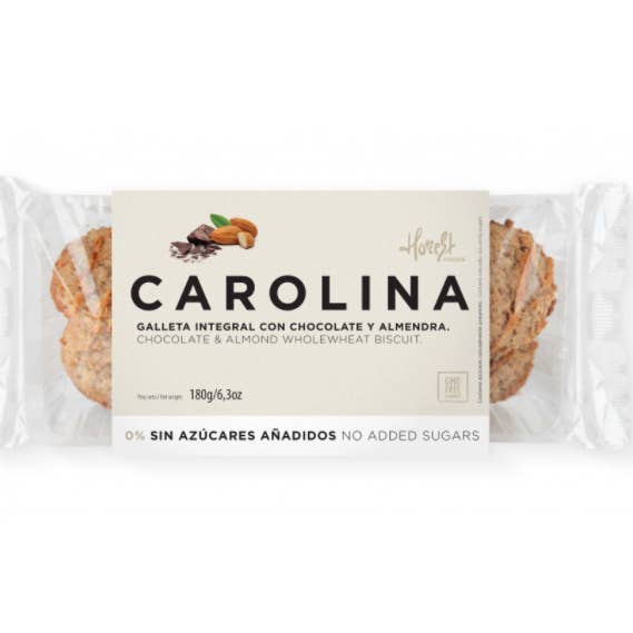 0% SUGAR-FREE ARTISAN COOKIE WITH CHOCOLATE AND ALMOND for wholesale by Carolina Honest