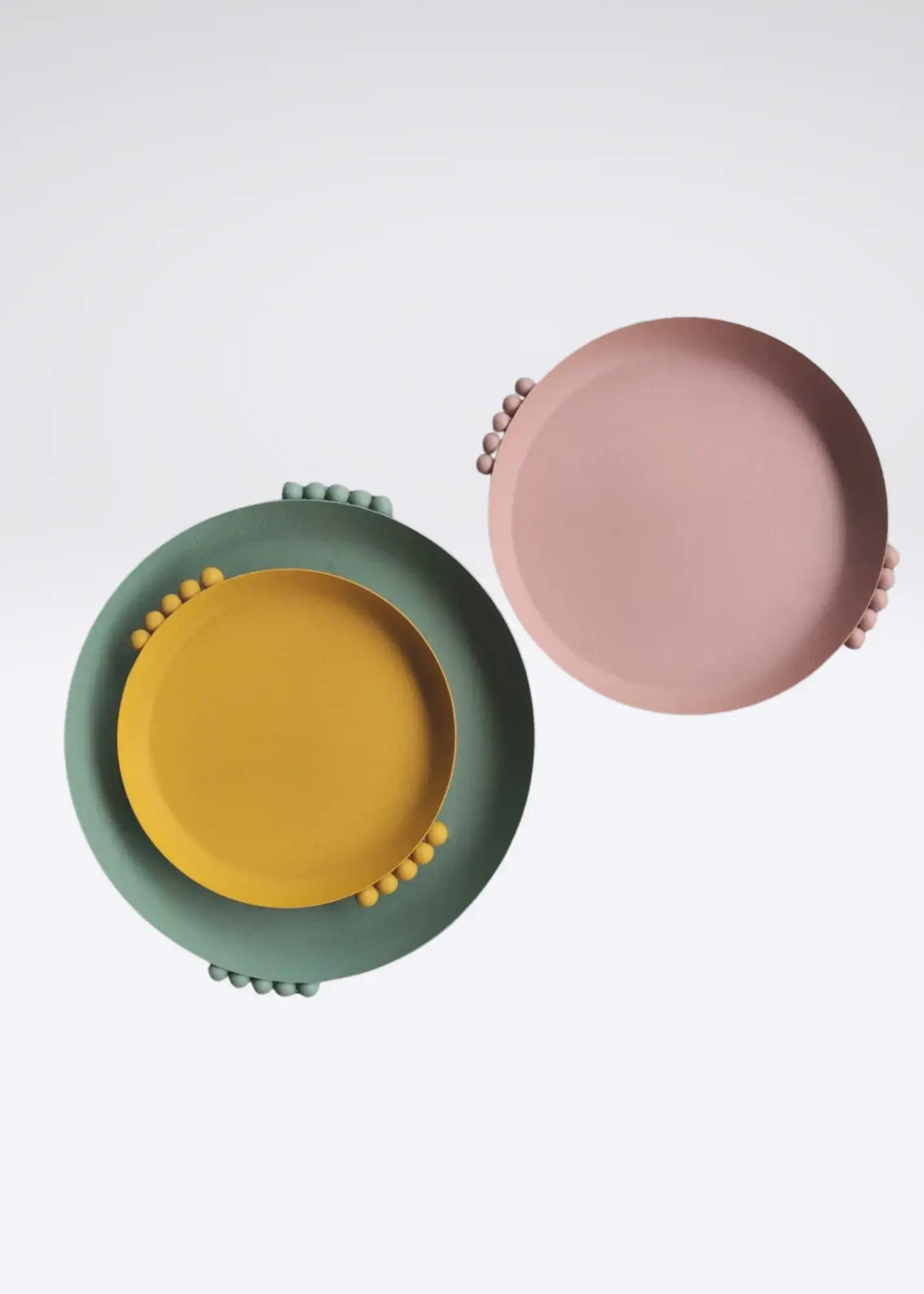 Casa Amarosa - Wholesale Decorative Tray - Elan Trays- Mustard, 8.070 Inches 1