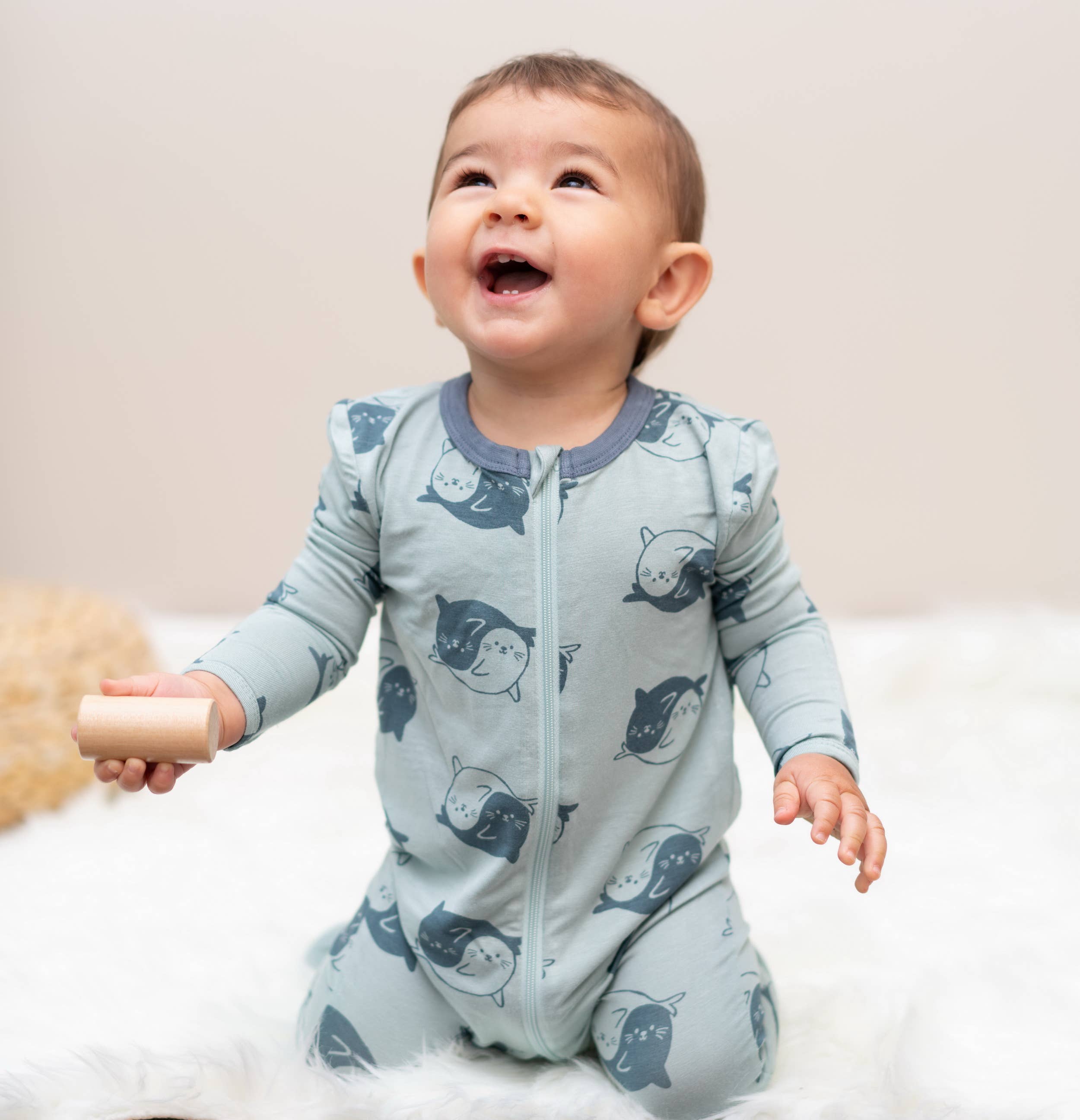 Silkberry Baby - Vente Grenouillère – bébé - Footies zip-up en bambou (imprimé)7