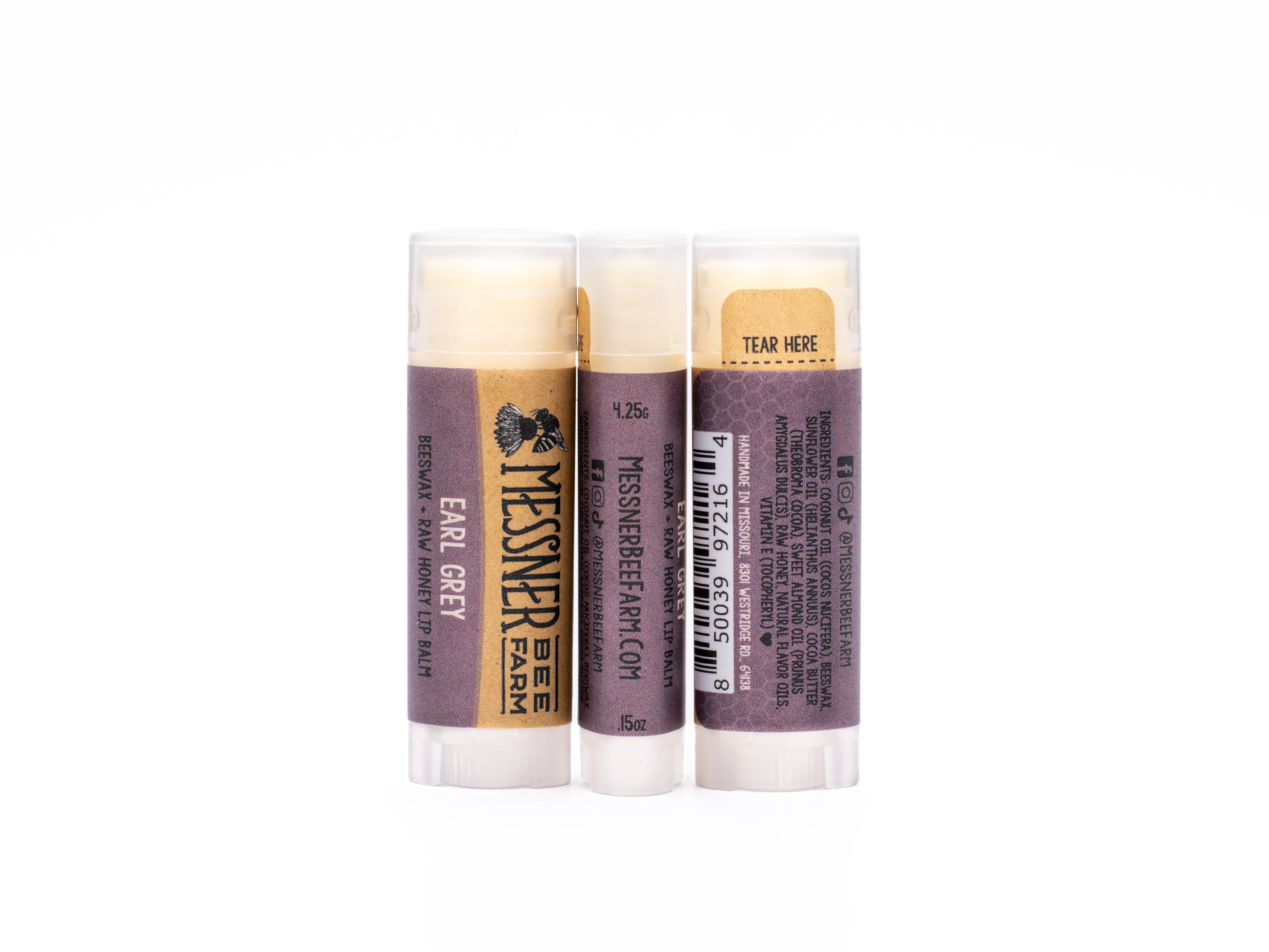 Messner Bee Farm - Wholesale Lip Balm - Earl Grey Lip Balm3