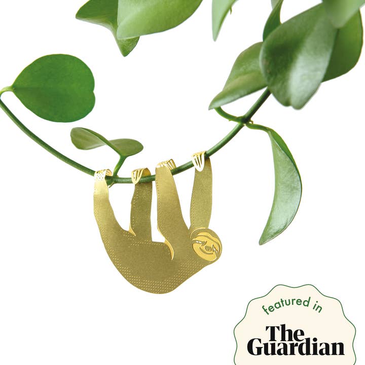 Another Studio - Wholesale Ornament - Plant Animal - Sloth, cute houseplant charm