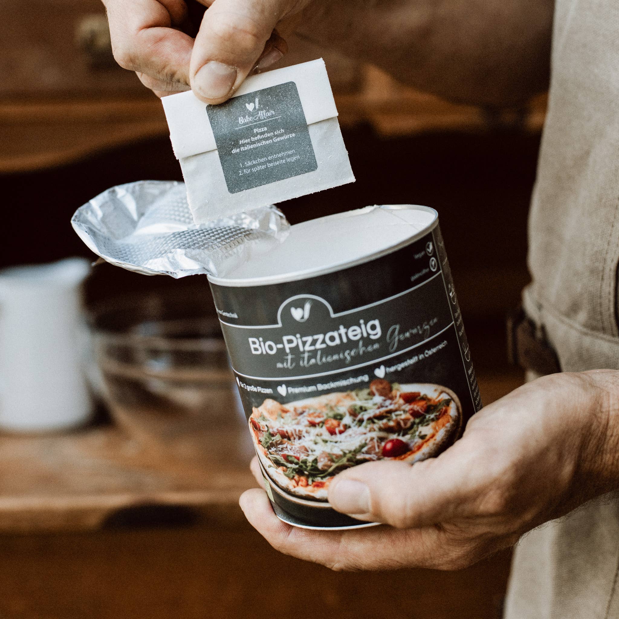 Bake Affair GmbH - Wholesale Bread Mix - Pizza dough baking mix with Italian spices2