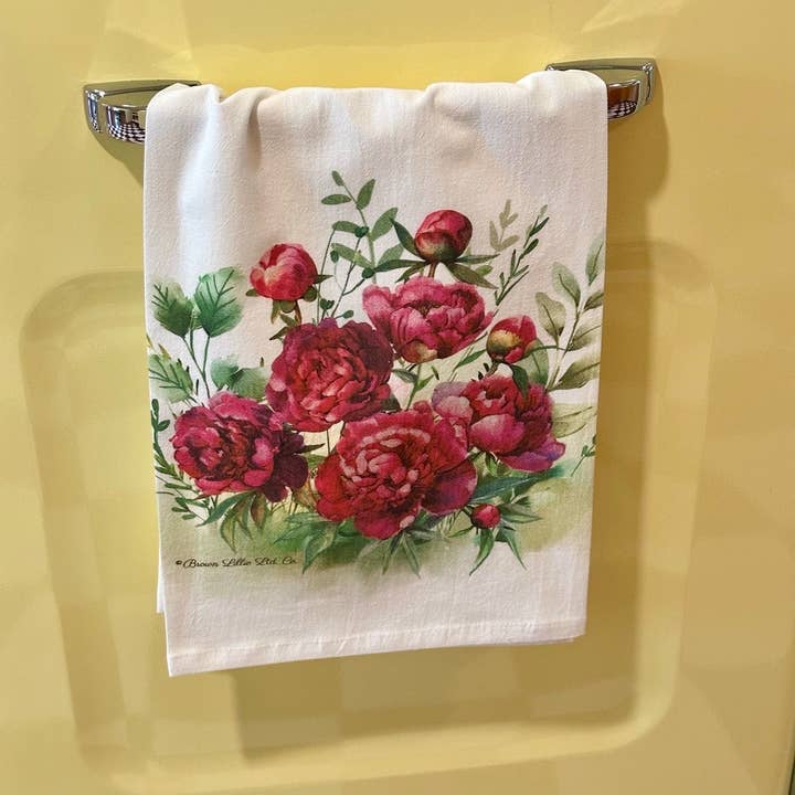 Brown Lillie – Großhandel Geschirrtücher – Geschirrtuch Musterpackung mit 13 Stück, Blumendesign, Geburtsblumen6